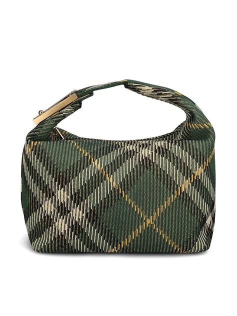 Burberry peg check bag